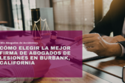 mejores firmas de abogado de lesiones Burbank