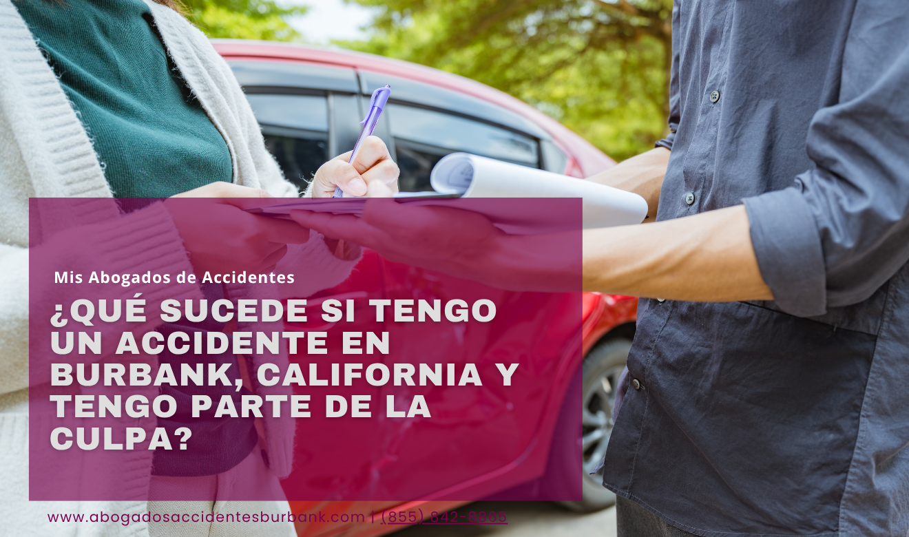 puedo demandar con parte de culpa Burbank